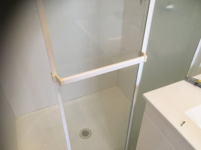 Print on Demand Shower handle brackets to suit Regency Sliding screens - Set Left - Right - White