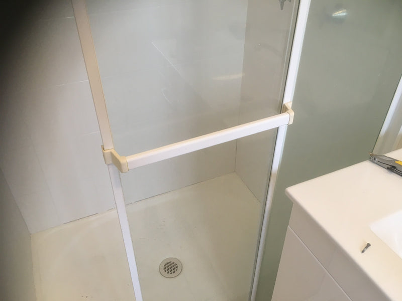 Print on Demand Shower handle brackets to suit Regency Sliding screens - Set Left - Right - White
