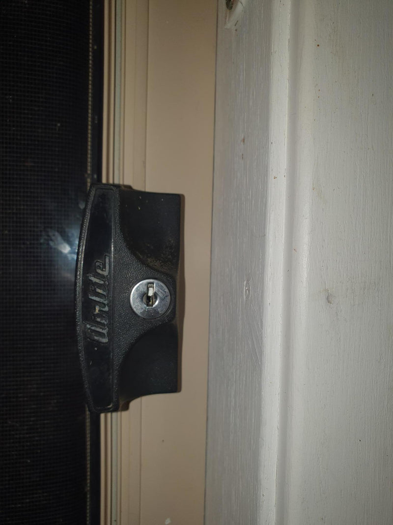 Window handle - suits Airlite sliding Windows - key locking 3D printed