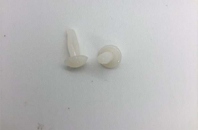 Canoe buttons / W clips / W buttons - stops rattling security and insect screens