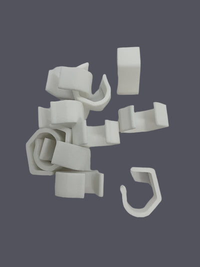 Flyscreen retaining Clip - suits Wunderlich, Comalco - wrap around - sold in pack 10