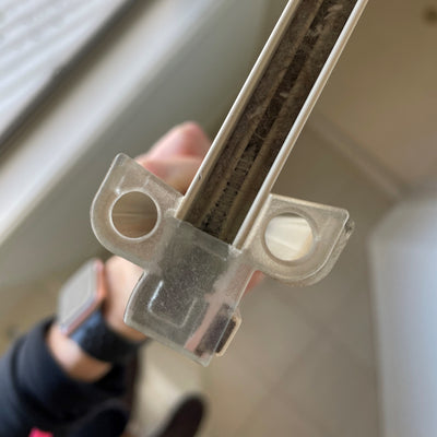Shower rail end caps - sold as a set L&R