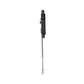 Flushbolt - recessed - 250mm rod - sold singularly - Black