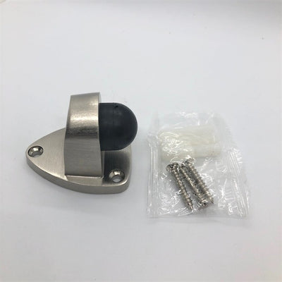 DOOR STOPS triangular, half moon, wall mounted single door stops