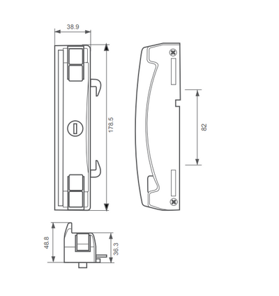 Sliding door DS2010 COVER ONLY NOW OBSOLETE