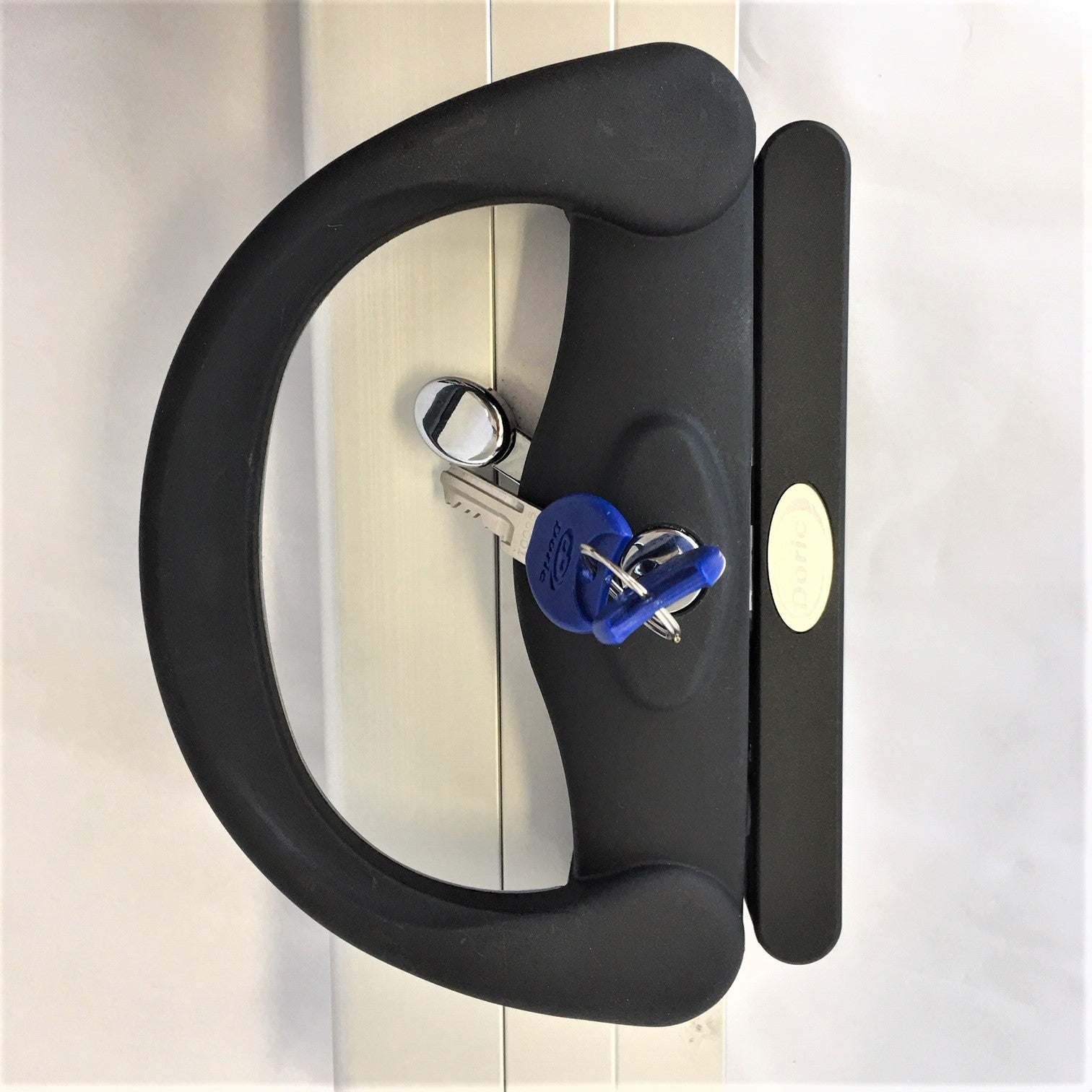 Sliding door lock DS930 Wilton by Doric for sliding aluminium patio doors + ADD flat external handles DS840 and DS841 if required