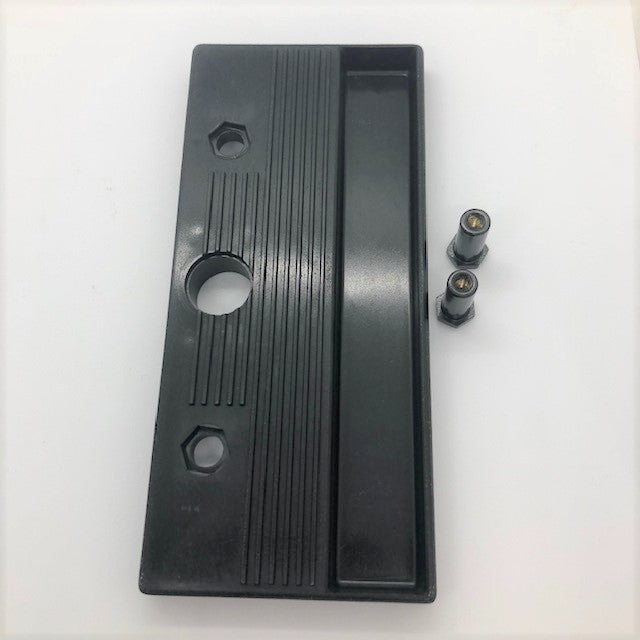 Sliding door - External flat Handle - Key Hole - black -  - DS392