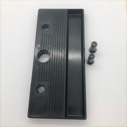 Sliding door - External flat Handle - Key Hole - black - obsolete - DS392