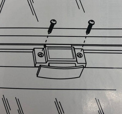 Double Hung Window Sash Lock - latch - Black - used as Trend replacement- Sold singly