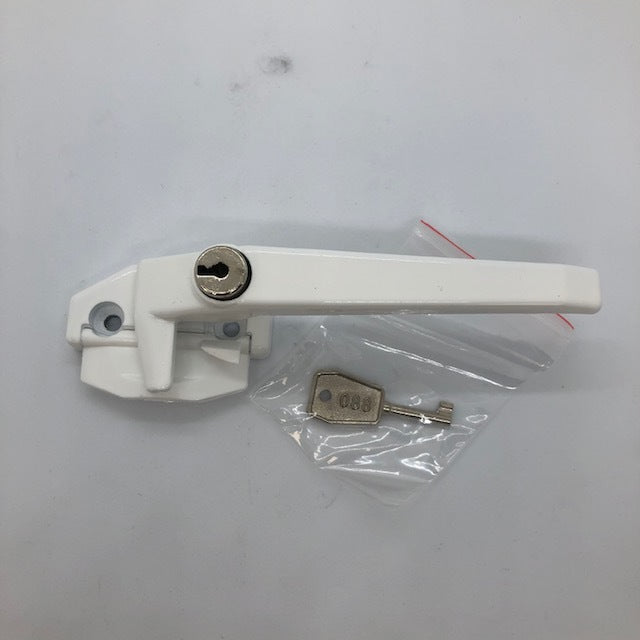 CAM handle Wedgeless White - Key Lockable
