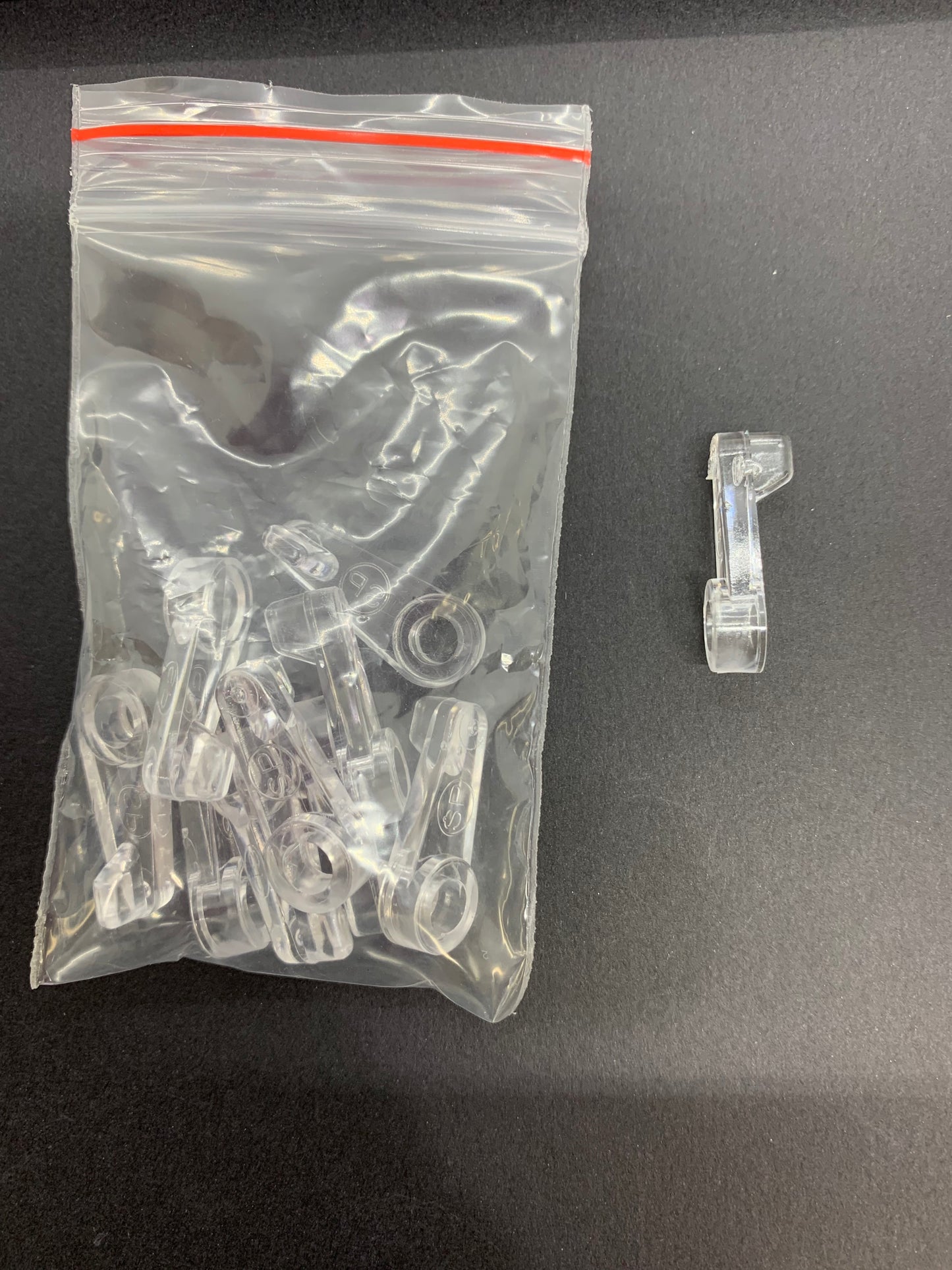 Fly Swivel Clip Clear - Sold in bag of 10