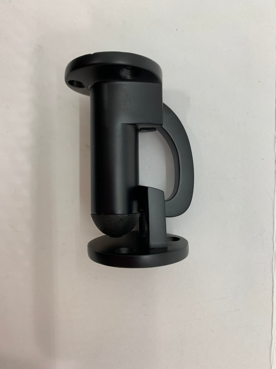 Door stop hook and receiver - Matt black - sold singularly