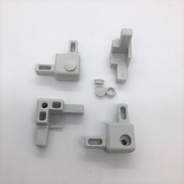 Mirror Corner Stake Block - Grey X 4