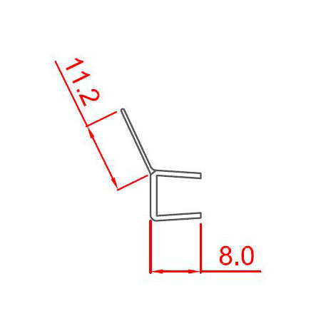 Pivot seal - suits Athena Seville and Charism series showers - pre Oct 2011