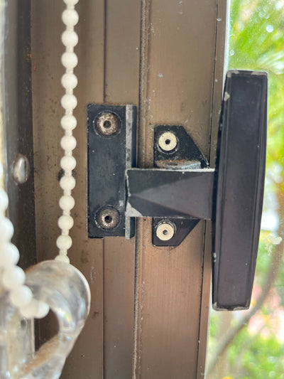 Sliding window latch catch handle - surface mounted- Sold singly