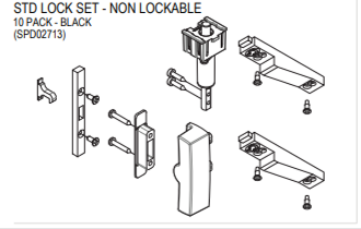 Capral Non Locking Handle