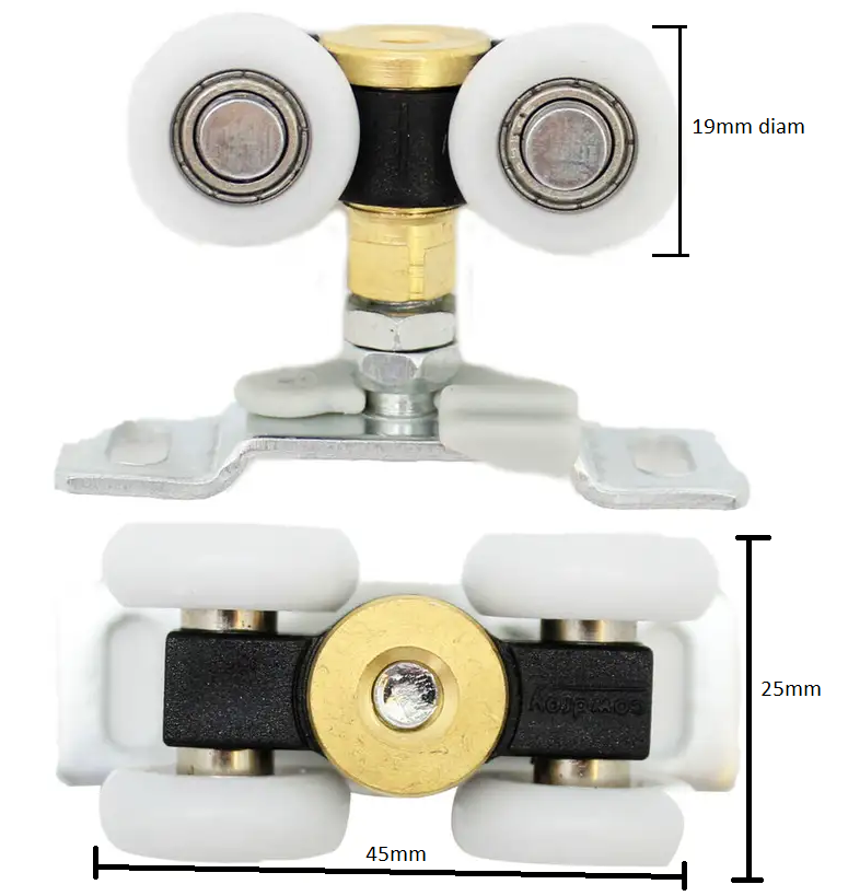 Cavity Roller SET - suits Fore Runner and Triumph door tracks