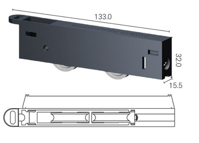 Sliding door rollers - suit timber doors - DR2009/71 - Sold singly