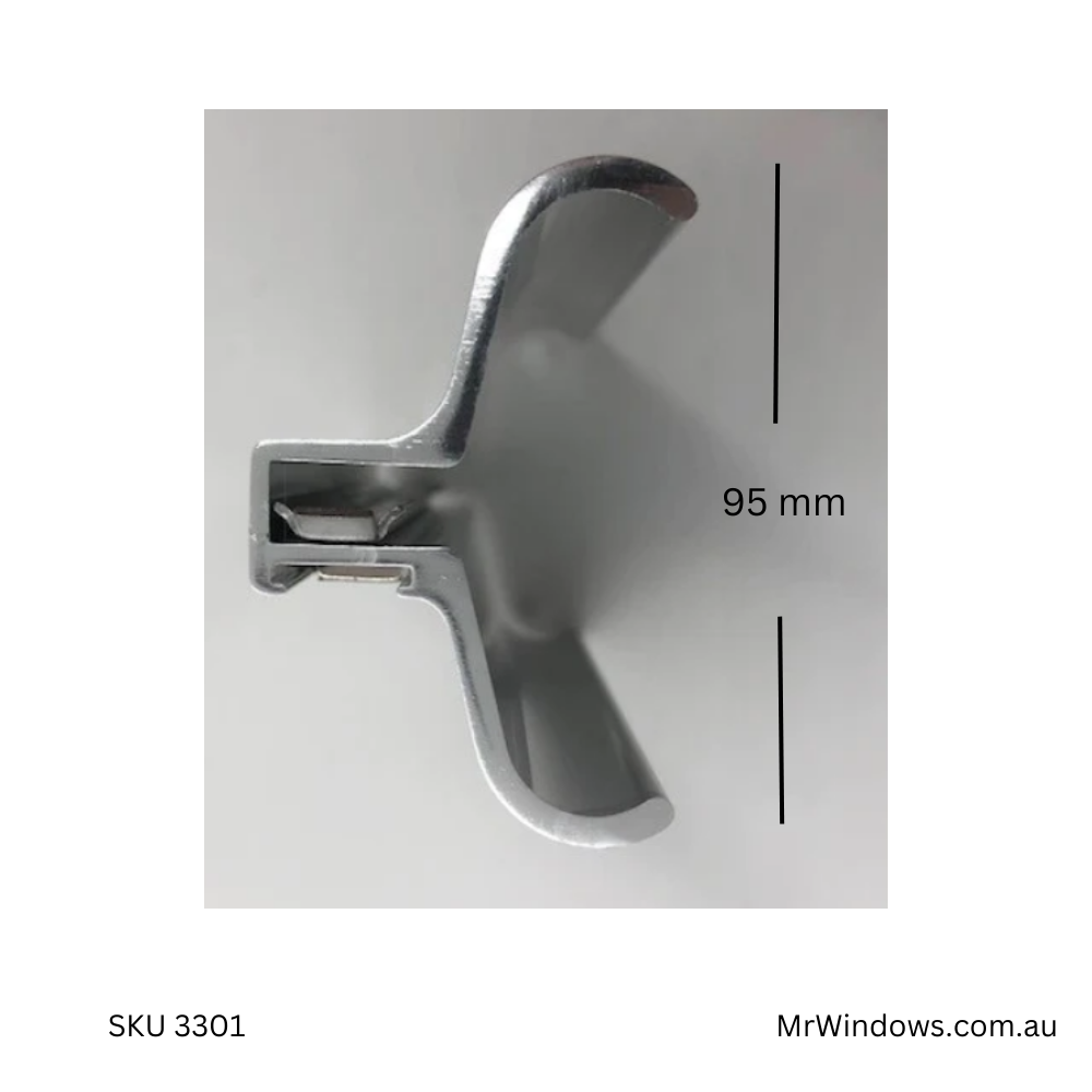 Shower Handle polished chrome Mr Windows AU