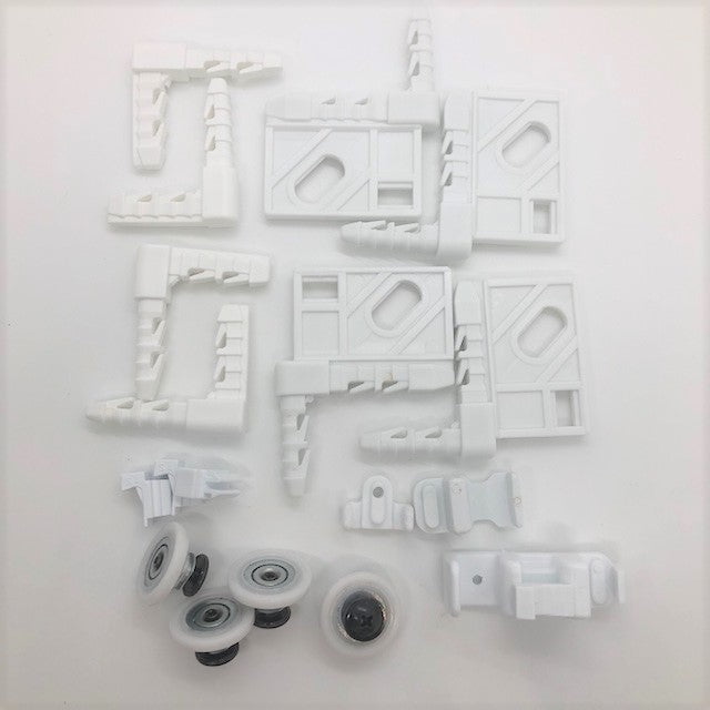 SHOWER PARTS - suit Stegbar SOFTLINE sliding shower - Mist Grey