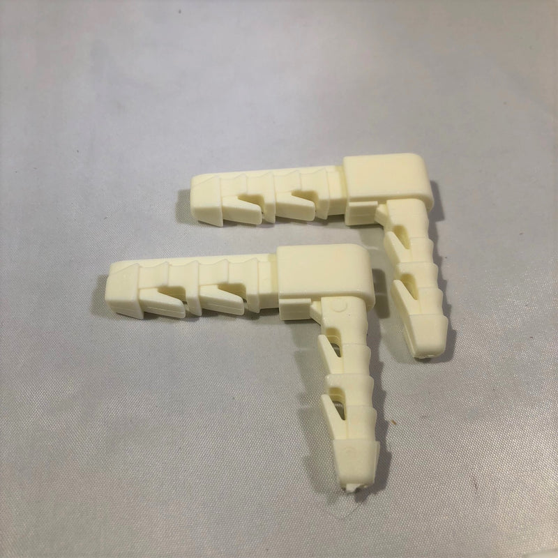 Stegbar Softline - Sliding and pivot hangers and corner connectors- White Birch- Ivory