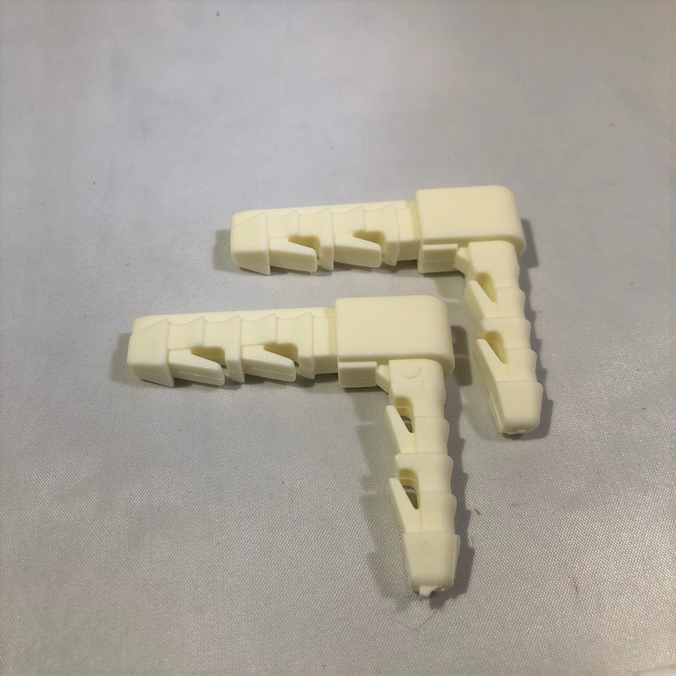 Stegbar Softline - Sliding and pivot hangers and corner connectors- White Birch- Ivory