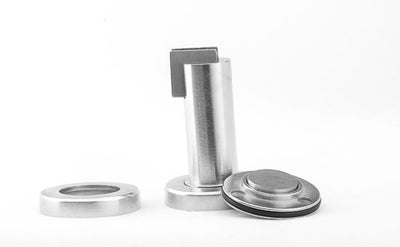 DOOR STOPS triangular, half moon, wall mounted single door stops
